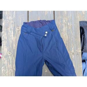 Poivre Blanc Luxury Women's Ski Pants | Navy Blue | Size